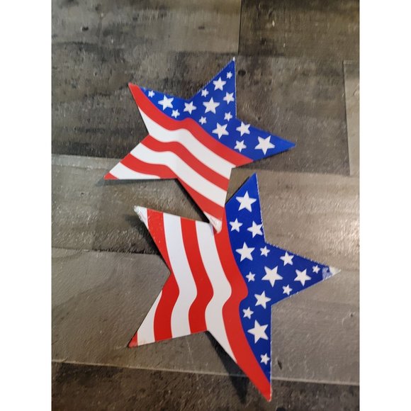 Amscan American Flag star decor set - Picture 1 of 3